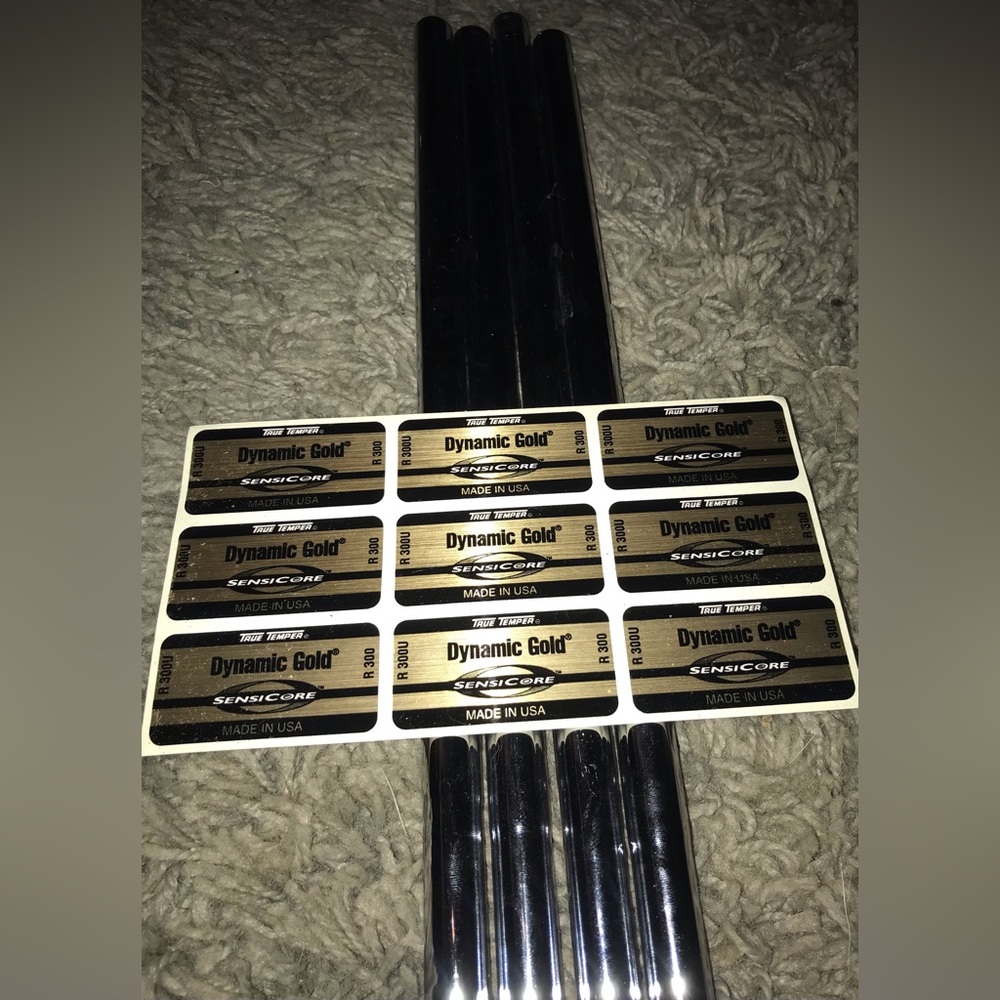 True Temper Dynamic Gold Sensicore Taper Iron Shafts 35.50”,36.50”,38.50”39.50”